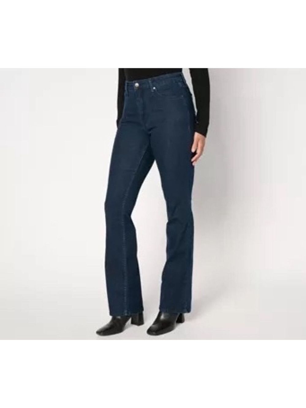 Beautiful by Lawrence Zarian Jeans, Size 12, Dark Wash Blue